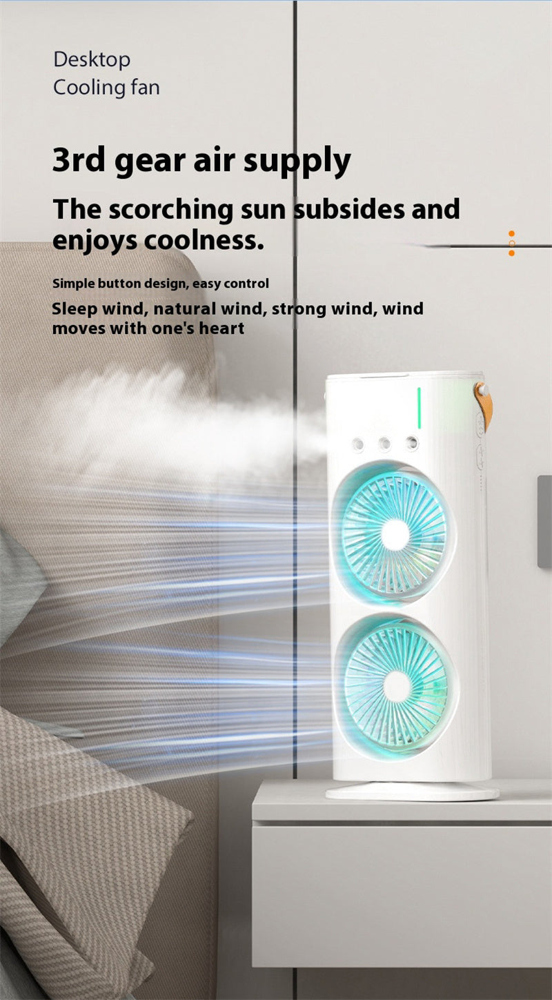 Double-Ended Spray Fan Cooler