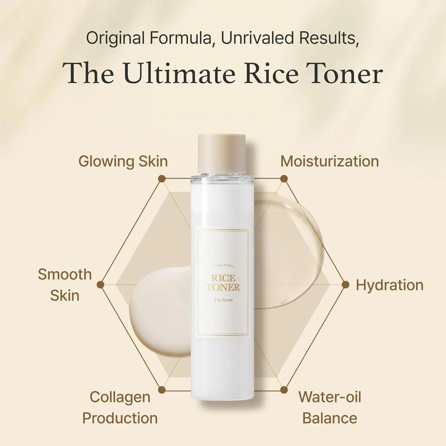 Korean Rice Toner for Glowing Skin 100ml