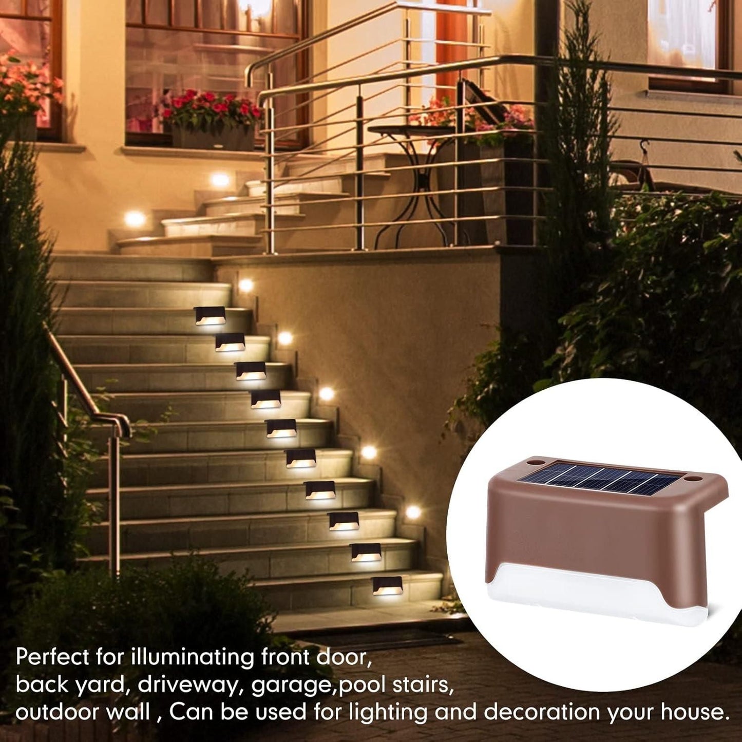 Solar Deck Lights Outdoor Pro